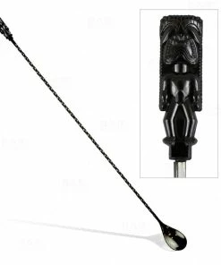 Promo ✔️ Bars Bar Spoon - Tiki Butt Ku - Gun Metal Plated - 40cm ✔️