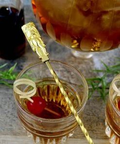 Flash Sale 🎁 Bars Bar Spoon - Tiki Butt Ku - Gold Plated - 40cm 💯 -Bars Sales Shop tiki bar spoon gold bpc 5 800x