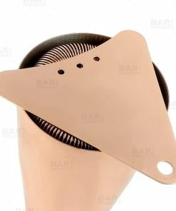 Buy 👏 Bars BarConic® Copper Plated Triangle Cocktail Strainer 👏 -Bars Sales Shop traingle cocktail strainer copper bpc 2 800x
