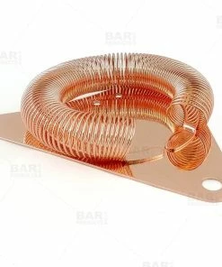 Buy 👏 Bars BarConic® Copper Plated Triangle Cocktail Strainer 👏 -Bars Sales Shop traingle cocktail strainer copper bpc 4 800x