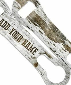 Discount 🔔 Bars "ADD YOUR NAME" V-ROD® Bottle Opener – Grunge Wood – Several Color Options ✨ -Bars Sales Shop v rod bottle opener add your name customize grunge wood white custom 800x