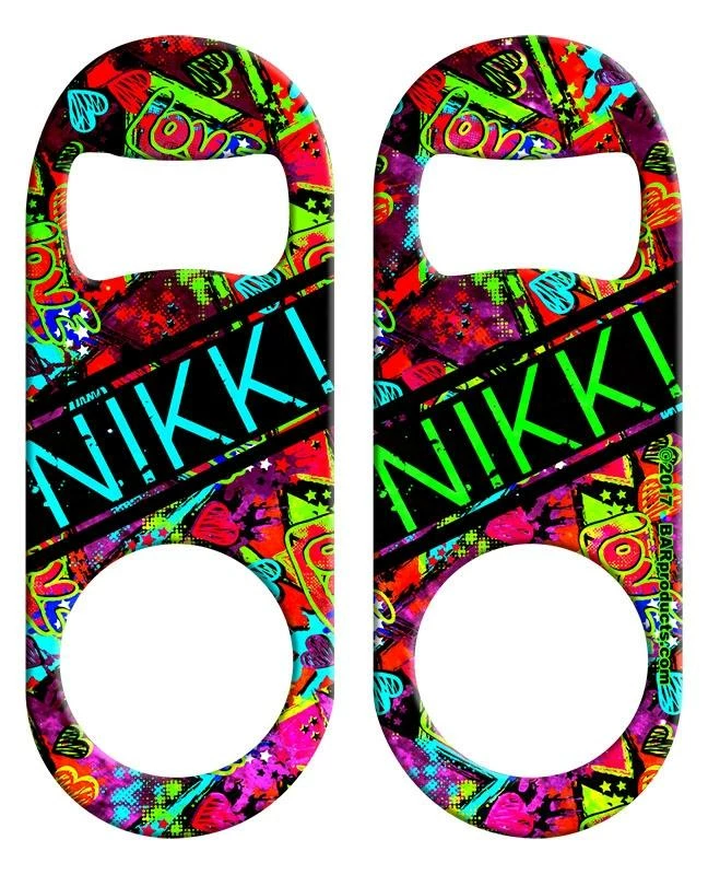 Discount 🔥 Bars CUSTOMIZABLE Mini Bottle Opener - Grungy Love 🎉 1 Discount 🔥 Bars CUSTOMIZABLE Mini Bottle Opener - Grungy Love 🎉