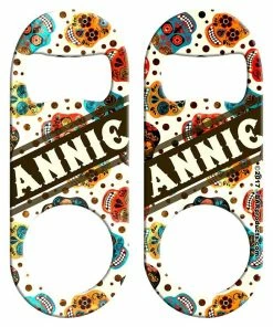 Deals 🤩 Bars Add Your Name - Mini Bottle Opener With Retractable Reel - Mexican Skulls ✨ -Bars Sales Shop web mexican skulls 2 800x