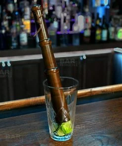 Budget ⌛ Bars Professional 12" Wooden Muddler - Acacia 💯 -Bars Sales Shop wooden professional 12 inch muddler acacia bpc 3 800x